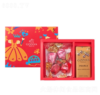 歌帝梵糖果紅立方巧克力