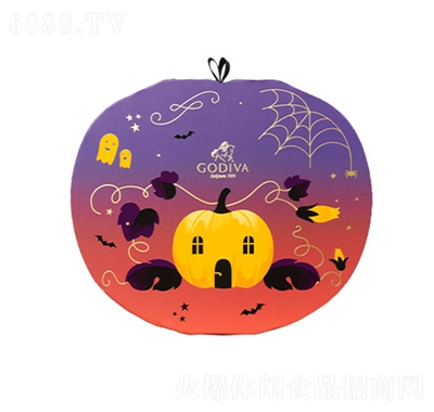 歌帝梵萬圣節(jié)南瓜形巧克力禮盒18顆裝