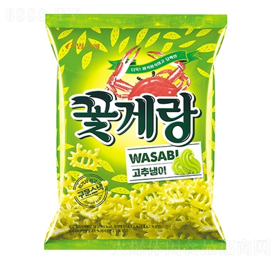 賓格瑞螃蟹形膨化脆芥末味