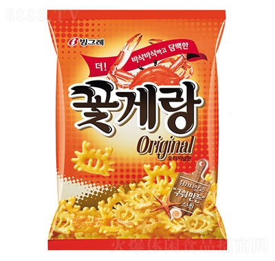 賓格瑞螃蟹形膨化脆原味