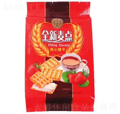 應(yīng)得嘉利全新麥點(diǎn)夾心餅干320克