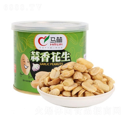 馬林蒜香花生罐裝