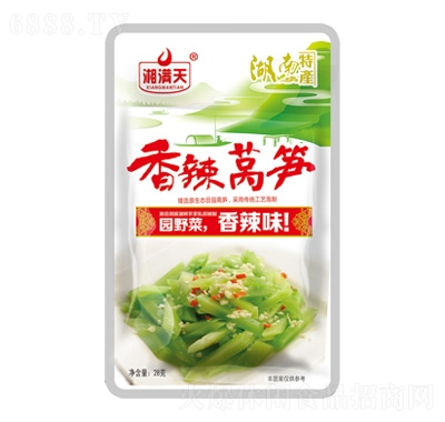 湘滿天香辣萵筍28克