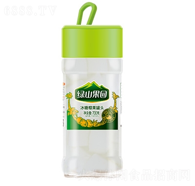 綠山果園冰糖椰果罐頭700g