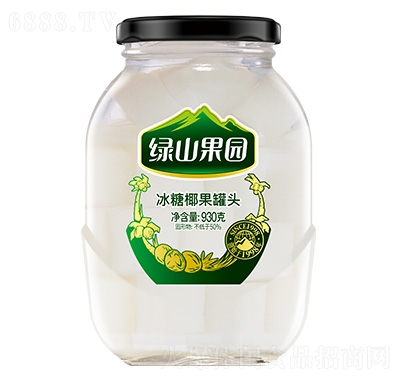 綠山果園冰糖椰果罐頭930g