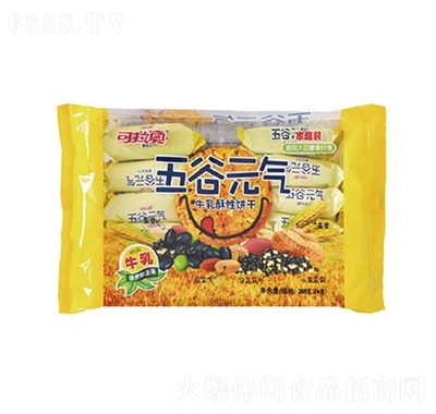 可拉奧五谷元氣牛乳酥性餅干308g