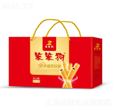 笨笨狗夾心米果卷