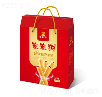 笨笨狗夾心米果卷(禮盒)