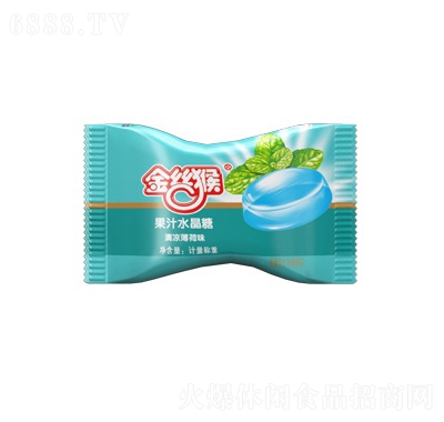 金絲猴果汁水晶糖清涼薄荷味