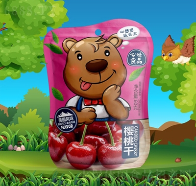 心味食品櫻桃干60g休閑零食果干果脯批發(fā)