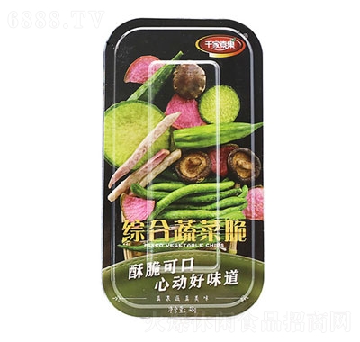 千家素果綜合蔬菜脆休閑零食48g