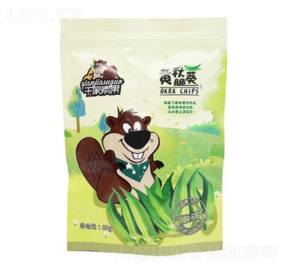千家素果黃秋葵脆60g