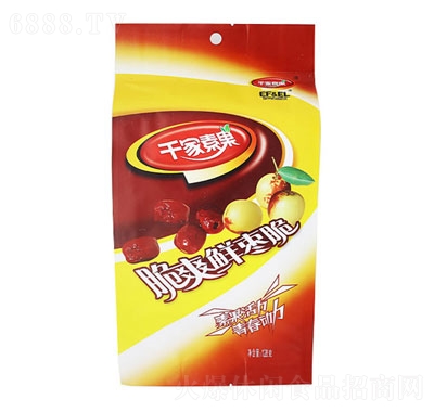 千家素果脆爽鮮棗脆脆棗休閑食品零食128g