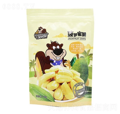 千家素果菠蘿蜜脆休閑食品招商70g