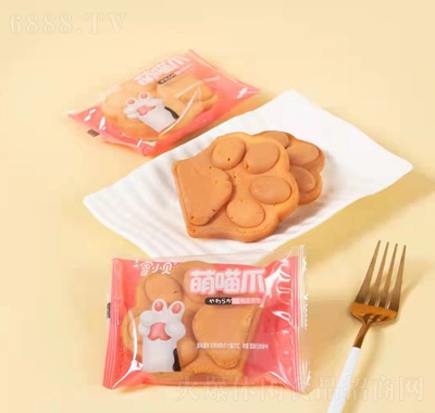 巧世家萌喵爪雞蛋仔蛋糕點(diǎn)心早餐休閑零食