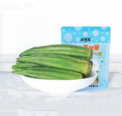 禾草如黃秋葵干休閑食品網(wǎng)紅小吃