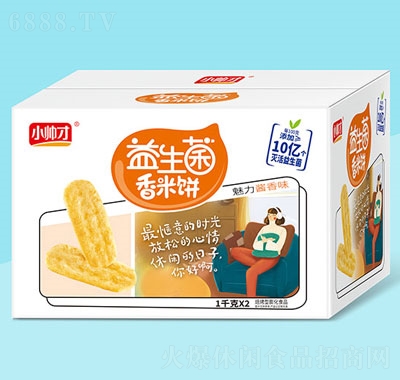 小帥才益生菌魅力醬香香米餅1kgX2