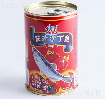 古龍茄汁沙丁魚(yú)罐頭辣招商批發(fā)年貨