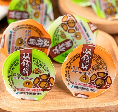 雙錢龜苓膏獨(dú)立包裝原味果凍布丁零食小吃