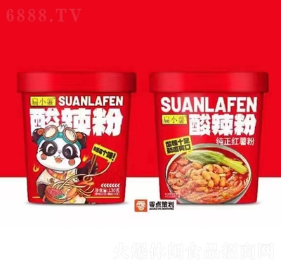 扁小薯方便食品酸辣粉130克