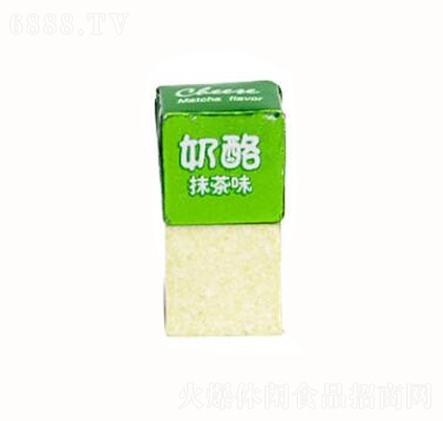 悠然派奶酪方塊糖抹茶味休閑零食