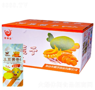 百草珍休閑食品綜合果蔬脆水果蔬菜干土豆干