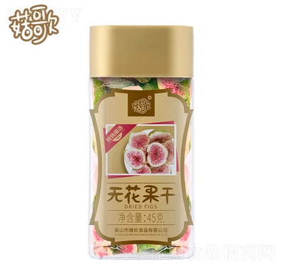 菇歌罐裝綜合果蔬脆片無(wú)花果干45g休閑零食