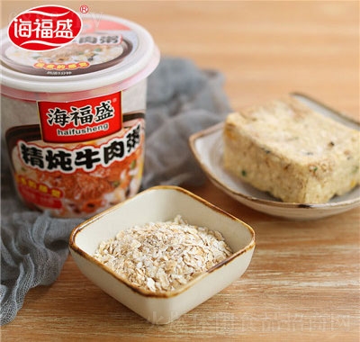 海福盛速食粥整箱6杯裝沖泡即食免煮凍干粥方便粥精燉牛肉粥
