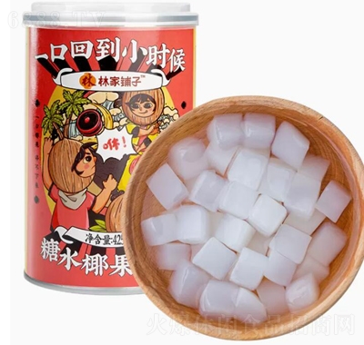 林家鋪子糖水椰果罐頭425g