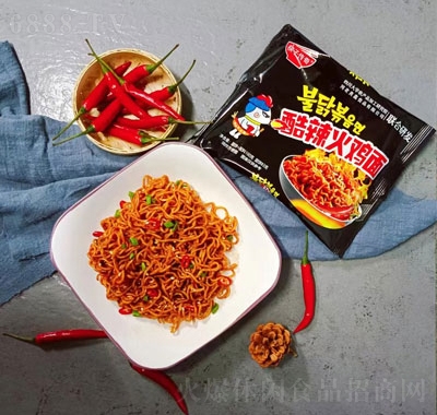 筷子傳奇酷辣火雞面方便食品