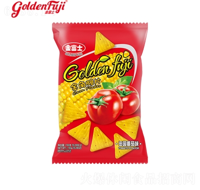 金富士150克金角脆片番茄味辦公休閑追劇零食
