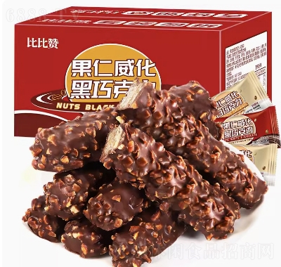 比比贊果仁威化巧克力餅干小零食小吃休閑食品