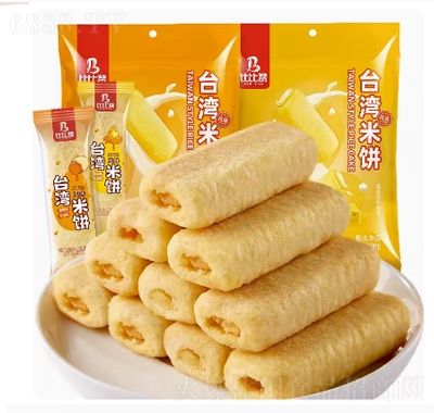 比比贊臺(tái)灣風(fēng)味米餅芝士蛋黃味夾心餅干解饞小吃休閑食品