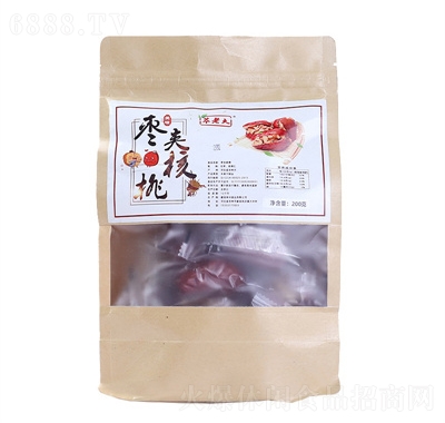 萃老大棗夾核桃仁袋裝休閑零食堅(jiān)果炒貨