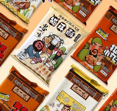 忠一味零食休閑食品招商貓耳酥代理