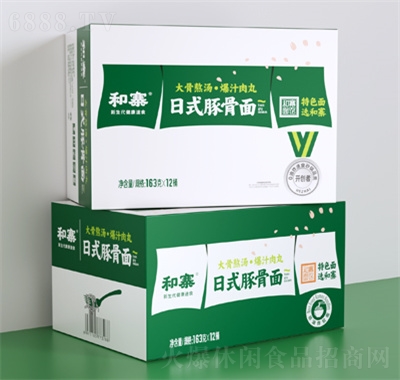 和寨日式豚骨面163gX12桶