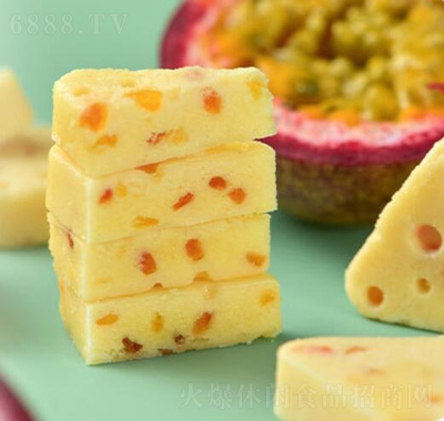 蒙時代鮮牛奶高鈣芝士乳酪100g內(nèi)蒙古特產(chǎn)奶酪零食百香果味