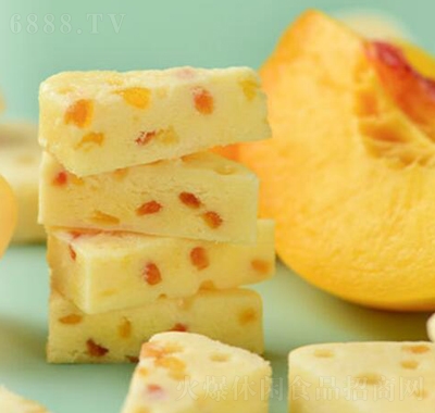 蒙時(shí)代鮮牛奶高鈣芝士乳酪100g內(nèi)蒙古特產(chǎn)奶酪零食黃桃味