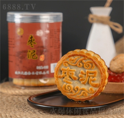 天祿桶裝老式酥皮月餅中秋傳統(tǒng)糕點(diǎn)零食休閑食品棗泥