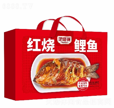 吧嗒碗魚禮盒紅燒鯉魚400g4瓶