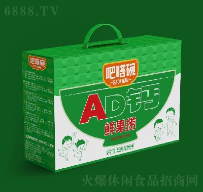 吧嗒碗飲品禮盒AD鈣鮮果撈(混合口味)--300g6罐5提