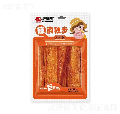 吧嗒碗辣條休閑食品零食辣韻獨步（大面筋）