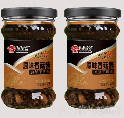 吧嗒碗爽派干飯醬原味香菇牛肉醬200g