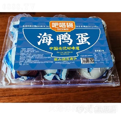 吧嗒碗蛋類佐餐食品海鴨蛋360g（6枚）