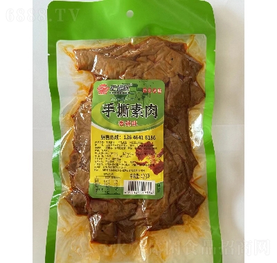 吧嗒碗休閑豆干零食手撕素肉（香辣味）