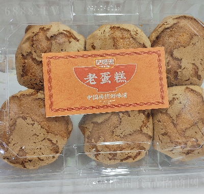 吧嗒碗休閑面點(diǎn)糕點(diǎn)老蛋糕360g12盒