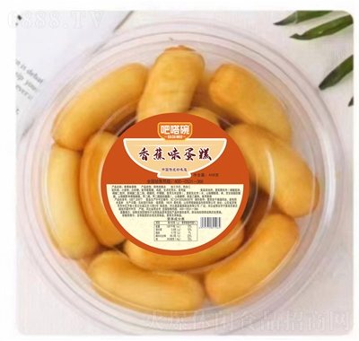 吧嗒碗休閑面點糕點香蕉味蛋糕458g