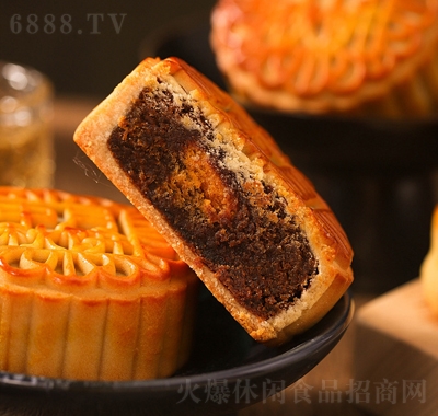百齡麥傳統(tǒng)廣式中秋節(jié)月餅豆沙蛋黃