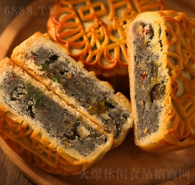 百齡麥傳統(tǒng)廣式中秋節(jié)月餅黑芝麻